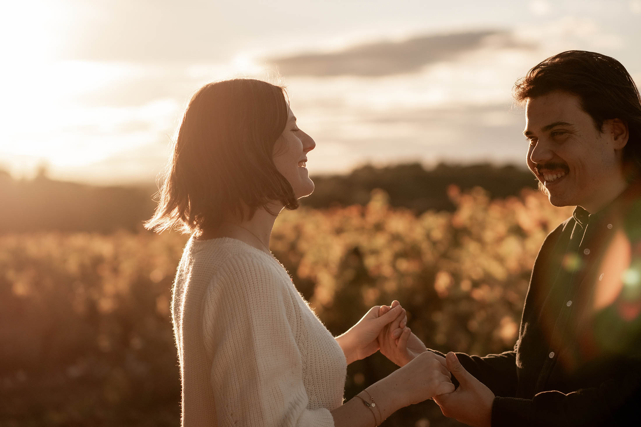 séance photo engagement futurs mariés montpellier