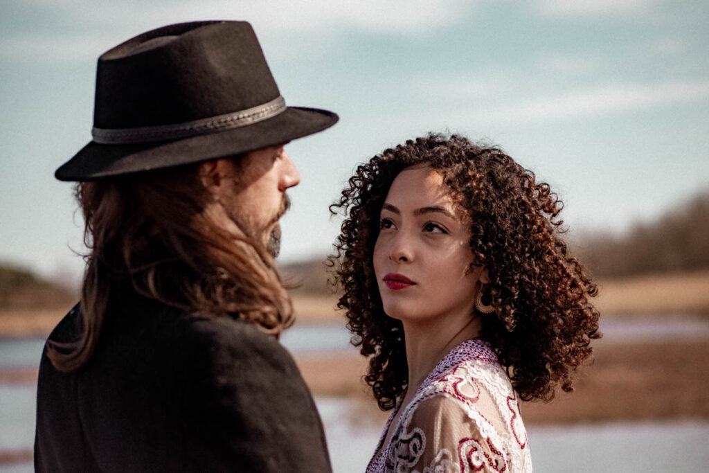 elopement boho hippie western au lac du salagou