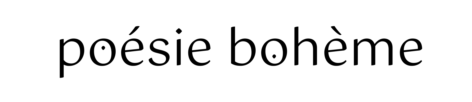 Poésie Bohème