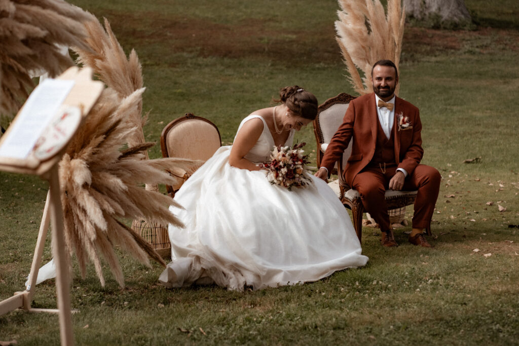 mariage chateau de sainte cecile