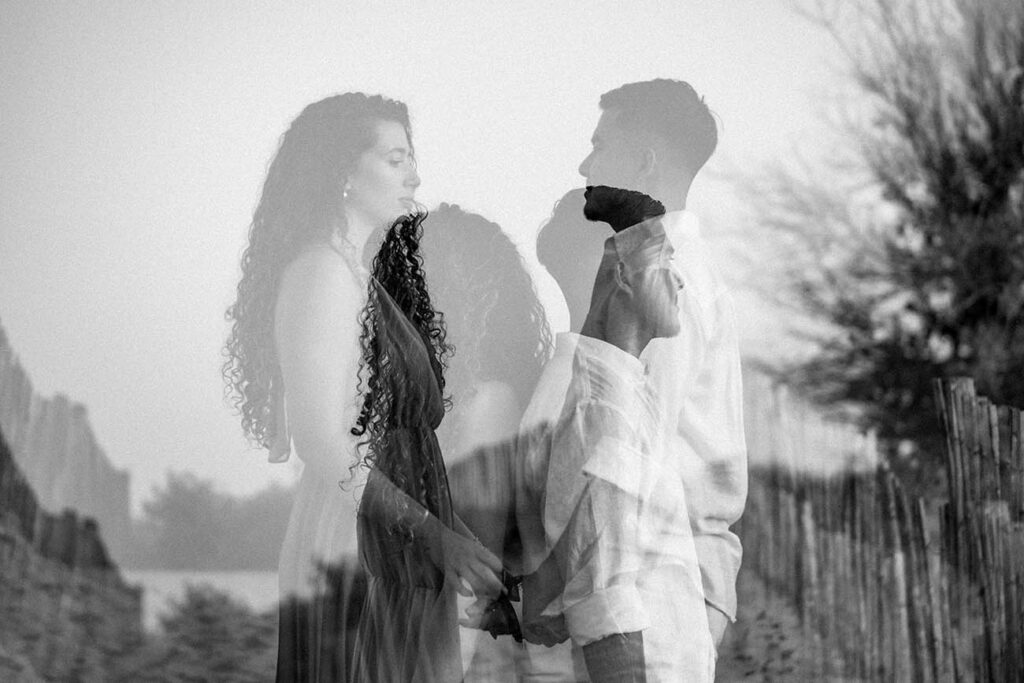 photographe couple plage montpellier