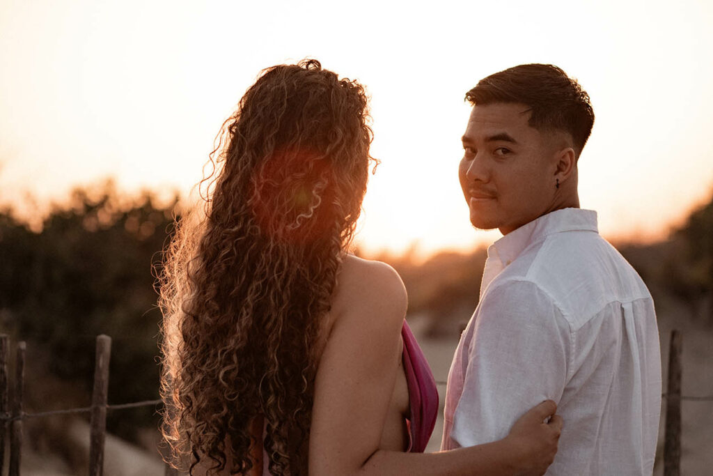 photographe couple plage montpellier
