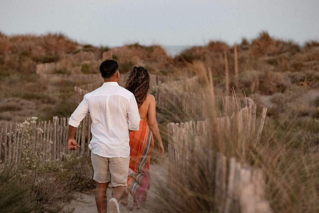 photographe couple plage montpellier