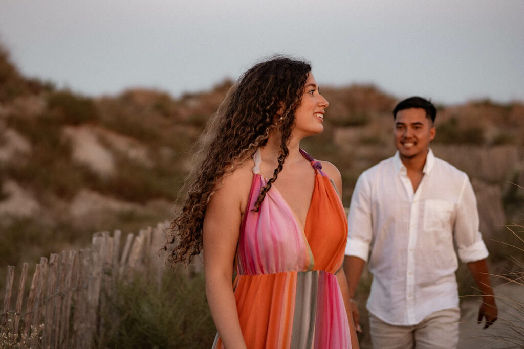 photographe couple plage montpellier