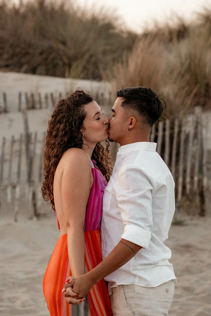 photographe couple plage montpellier
