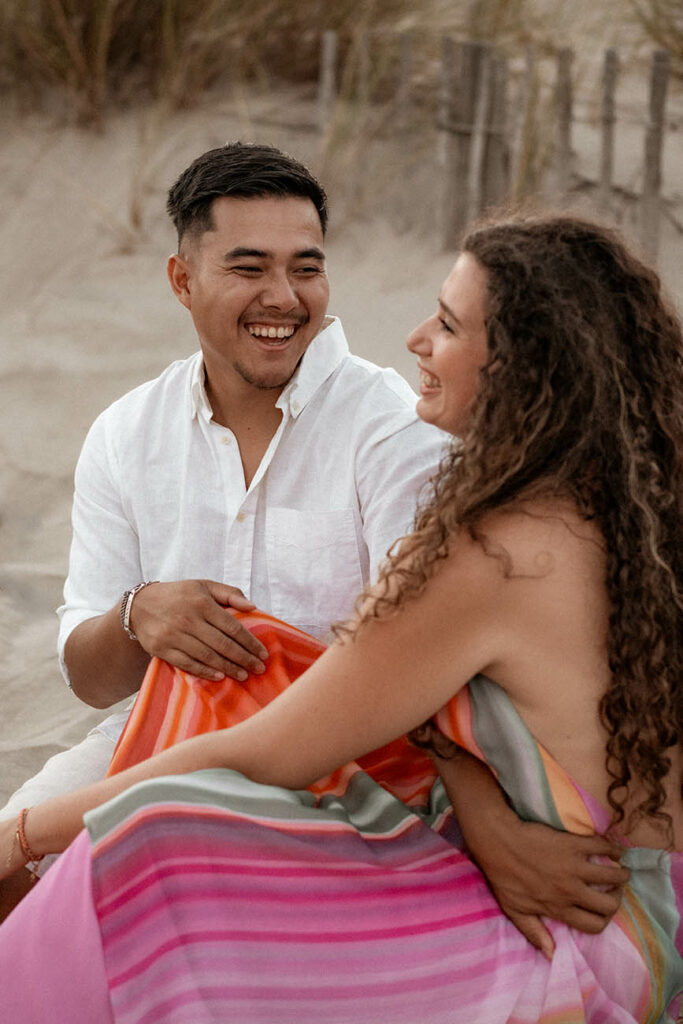 photographe couple plage montpellier