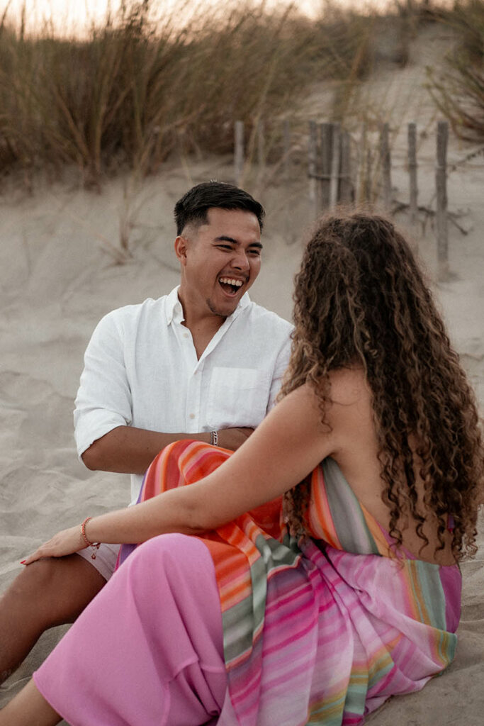 photographe couple plage montpellier