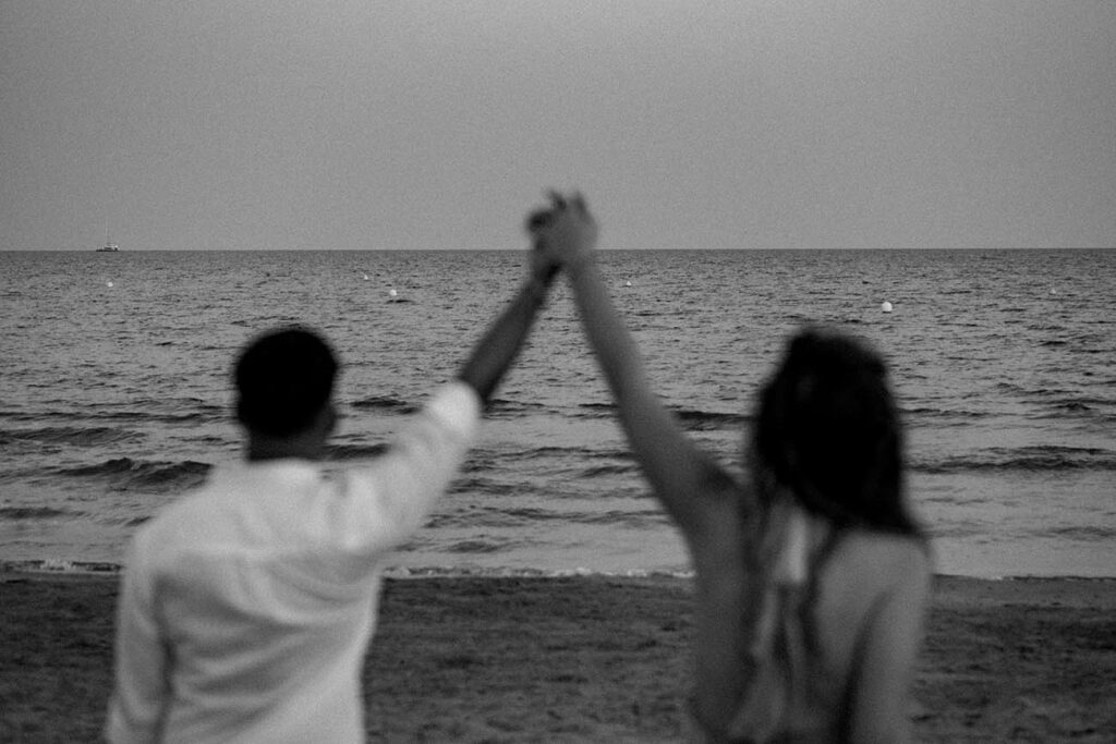 photographe couple plage montpellier