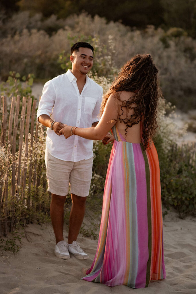 photographe couple plage montpellier