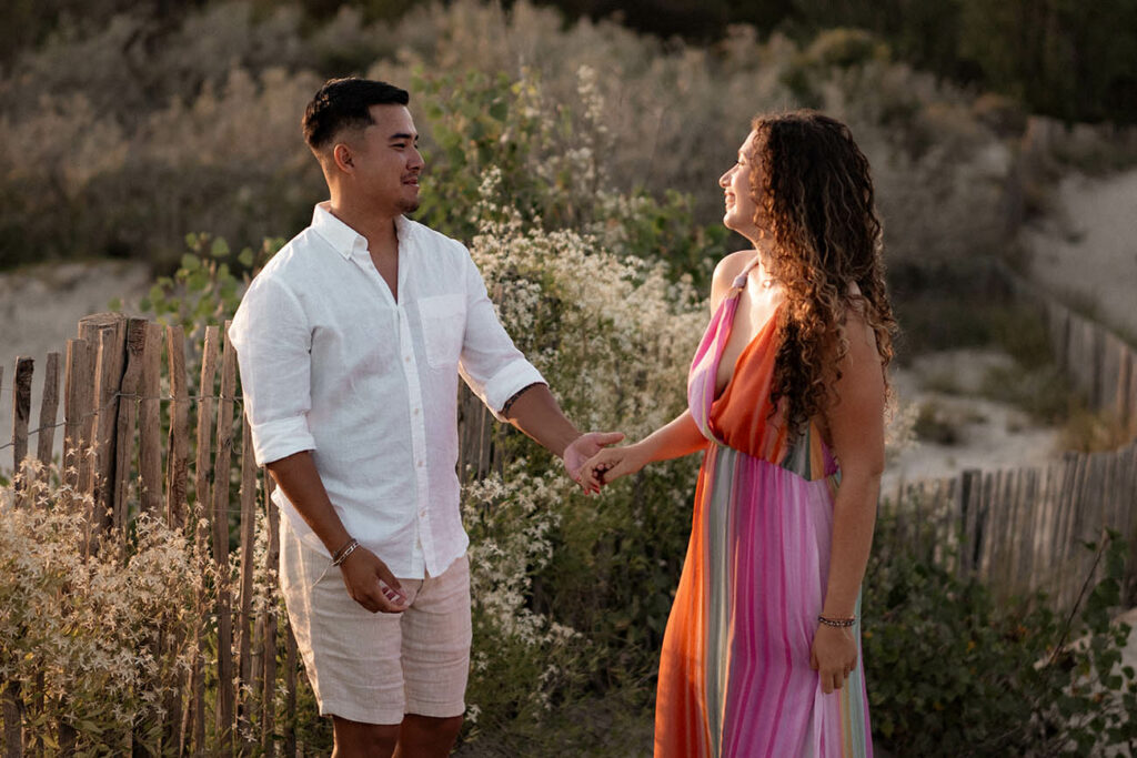 photographe couple plage montpellier