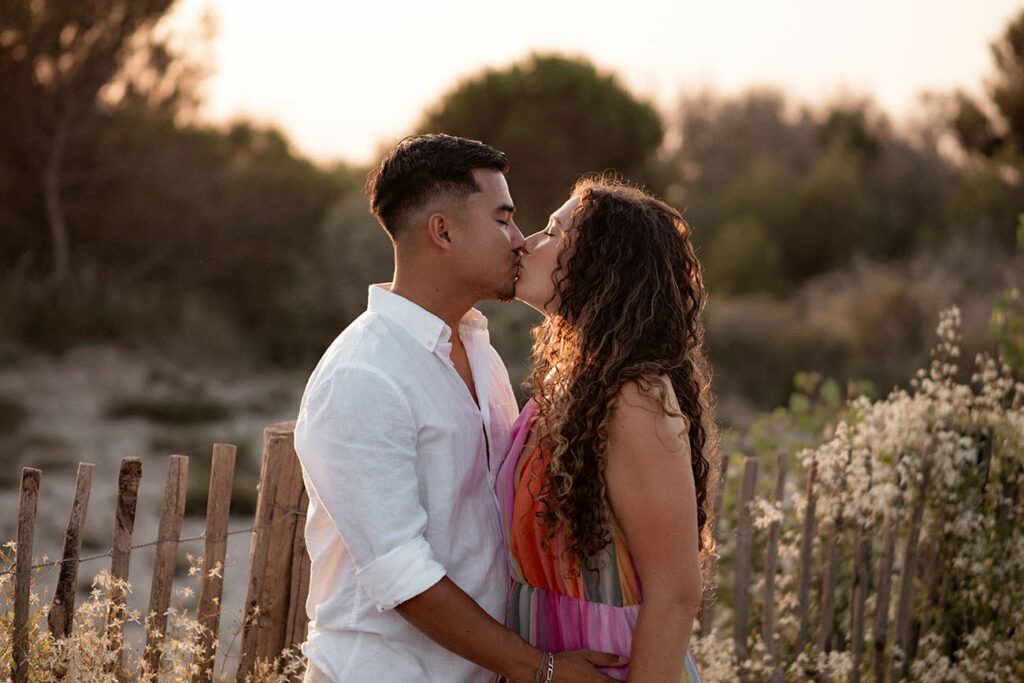photographe couple plage montpellier