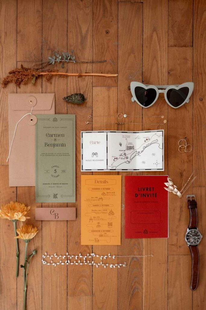 mariage automnal style wes anderson