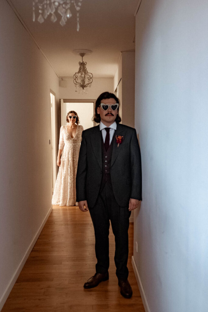 mariage automnal style wes anderson