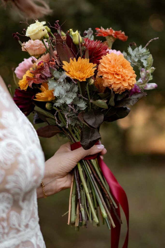 mariage automnal style wes anderson
