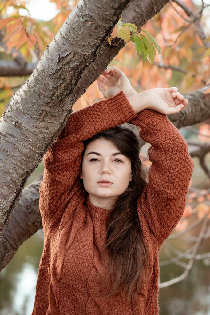 séance photo portrait automne