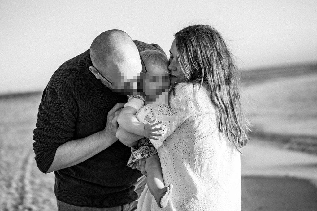 séance famille à la plage Agde