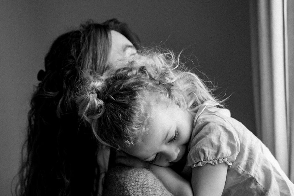 séance photo mère fille