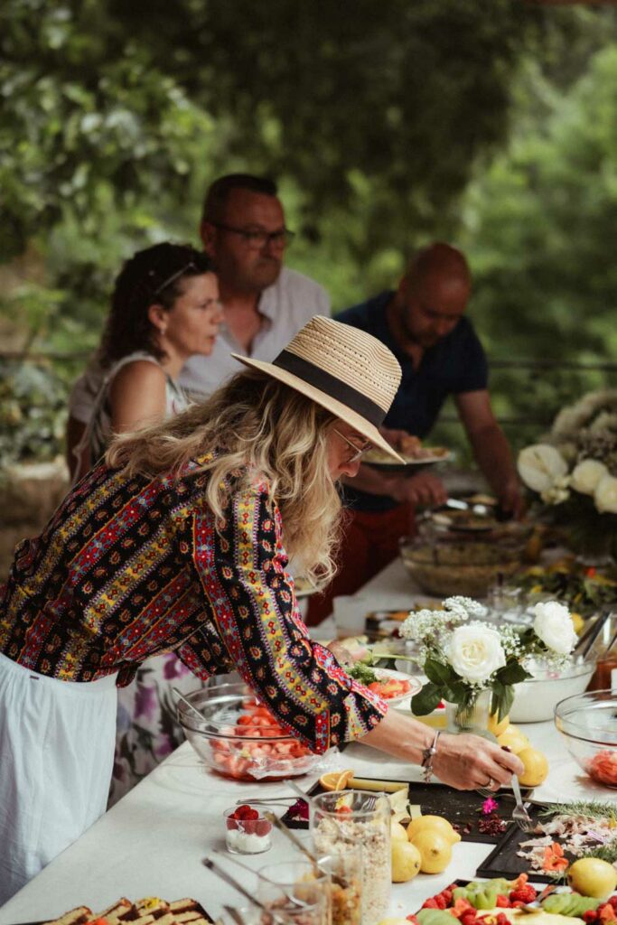 brunch provençal thème mariage