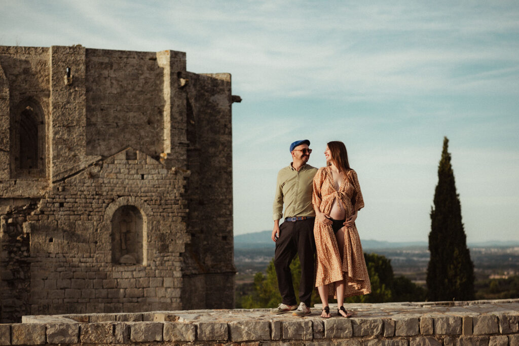 séance grossesse abbaye saint felix montceau