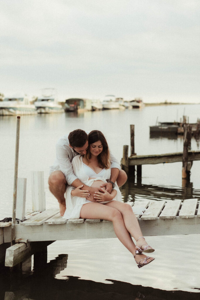 séance photo grossesse villeneuve les maguelone