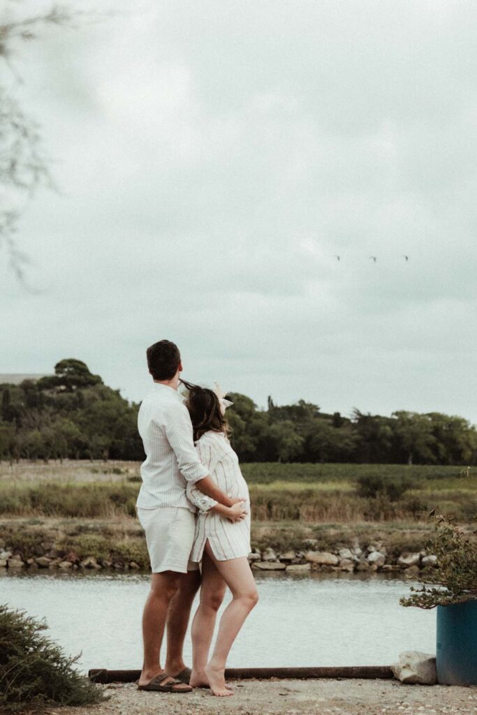 séance photo grossesse villeneuve les maguelone