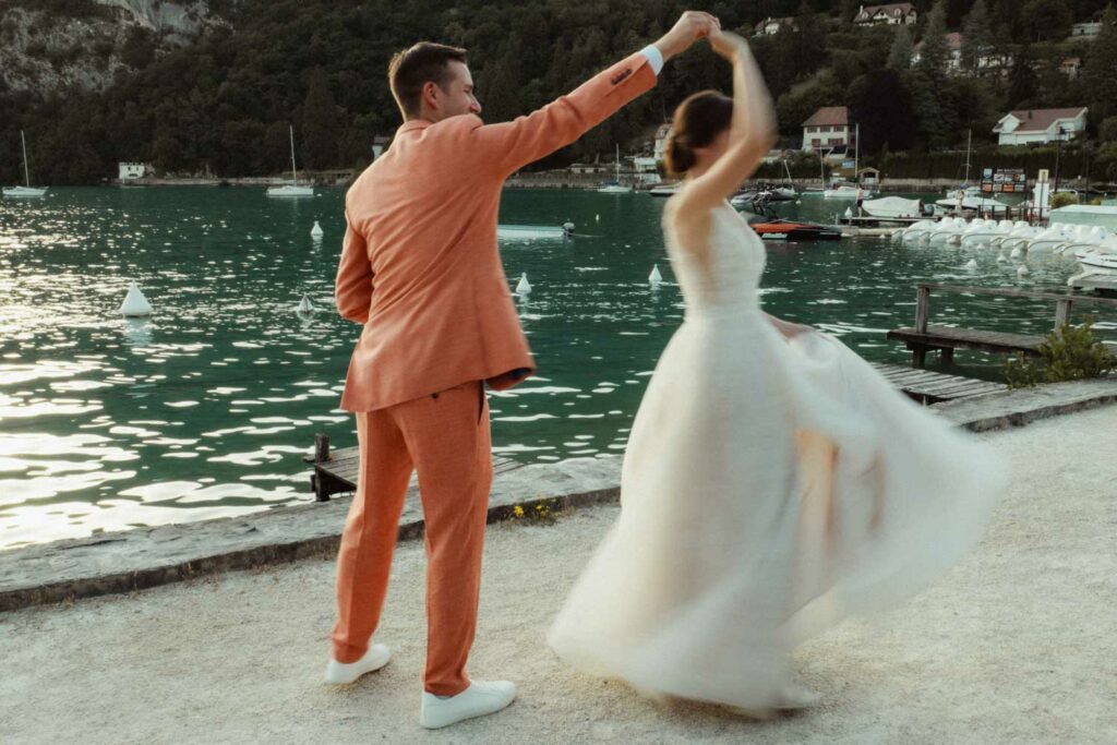 photos couple mariage talloires